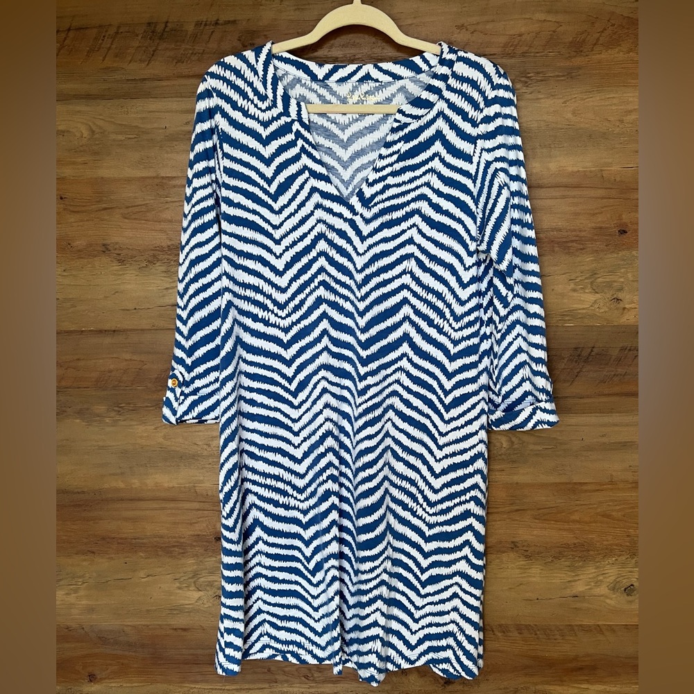 Lilly Pulitzer Blue and White Dress